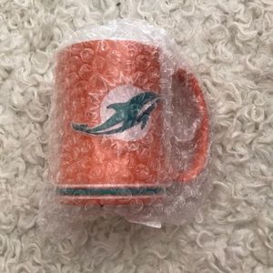 Miami dolphins orange coffee mug